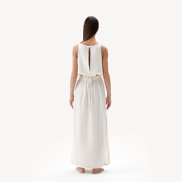 Crinkle Slit Skirt - Picture 5 of 9